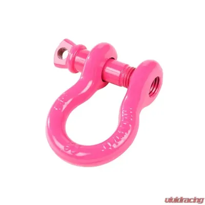Rugged Ridge D-Ring Shackle, 3/4 inch, 9500 Lb, Pink - 11235.23