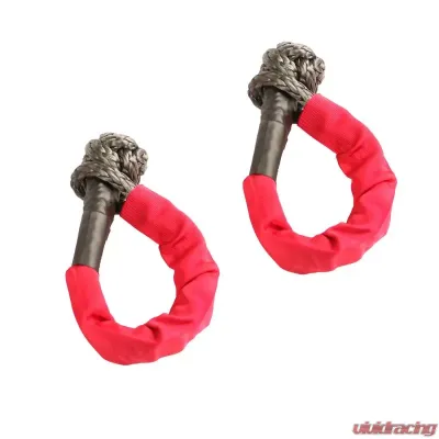 Rugged Ridge Soft Rope Shackle, 7/16 inch, 7500 LBS WLL, Pair - 11235.52