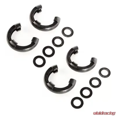 Rugged Ridge D-Ring Isolator Kit, Black, 2 Pair, 3/4 inch - 11235.60