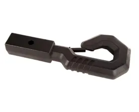 Rugged Ridge Elite Giga Hook, Black, 2 inch Receiver