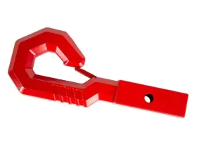 Rugged Ridge Elite Giga Hook, Red, 2 inch Receiver