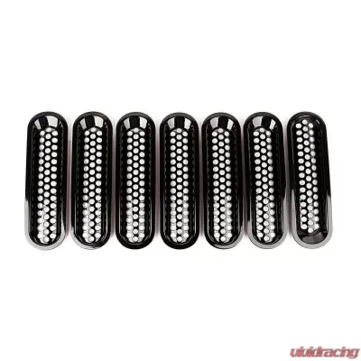 Rugged Ridge Grille Insert Kit, Perforated, Black; 07-18 Jeep Wrangler Jeep Wrangler 2007-2018 - 11306.31