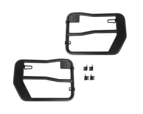 Rugged Ridge Front Fortis Tube Doors Jeep Wrangler 2007-2018