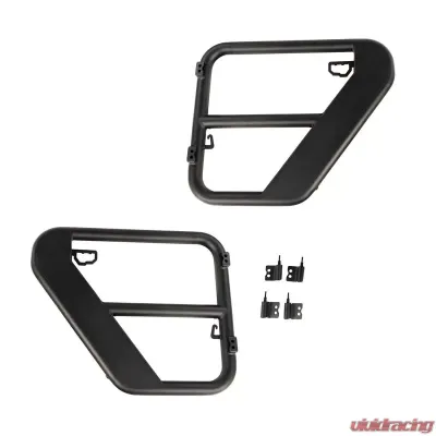Rugged Ridge Rear Fortis Tube Doors Jeep Wrangler 2007-2020 - 11509.32