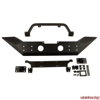 Rugged Ridge Spartan Bumper, Front, High Clearance Ends, Overrider; 07-18 JK Jeep Wrangler 2007-2018 - 11548.01