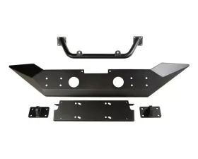 Rugged Ridge Spartan Bumper, High Clearance Ends, Overrider; 18-20 Wrangler / 2020 Gladiator Jeep