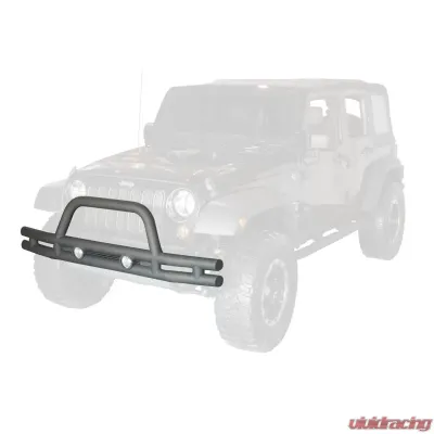 Rugged Ridge Double Tube Bumper, Front, 3 Inch; Jeep Wrangler JK 2007-2018 - 11561.10