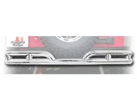 Rugged Ridge Double Tube Bumper, Rear, 3 Inch; Jeep Wrangler JK 2007-2018