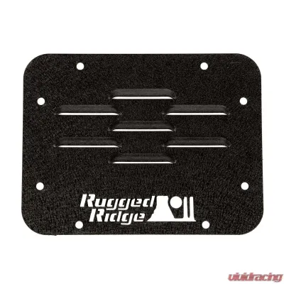 Rugged Ridge Tire Carrier Delete Plate; Jeep Wrangler JK 2007-2018 - 11586.10