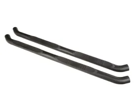 Rugged Ridge Side Step, 3 inch, Round, Black; 18-20 Wrangler Unlimited JLU, 4 Door Jeep Wrangler 2018-2020