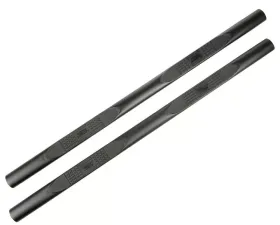 Rugged Ridge 4-Inch Oval Side Step, Fine Textured Black; 2020 Jeep Gladiator JT Jeep Gladiator 2020