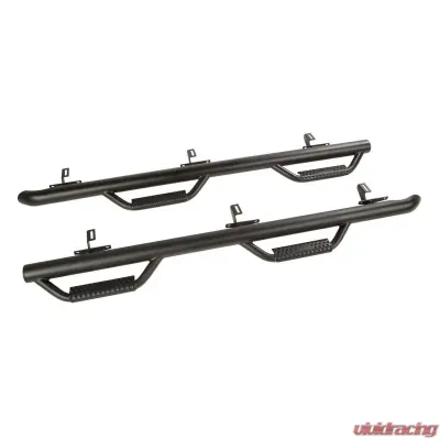 Rugged Ridge Spartan Nerf Bar Kit, Textured Black; 07-18 Jeep Wrangler JKU, 4 Door Jeep Wrangler 2007-2018 - 11596.02