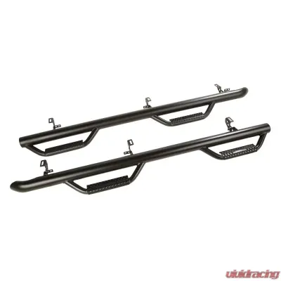 Rugged Ridge Spartan Nerf Bar Kit, Textured Black; 18-20 Jeep Wrangler JLU, 4 Door Jeep Wrangler 2018-2020 - 11596.04
