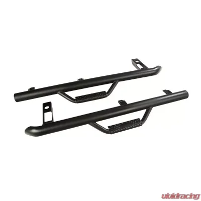 Rugged Ridge Spartan Nerf Bar Kit, Textured Black; Jeep Wrangler TJ 1997-2006 - 11596.11