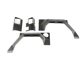 Rugged Ridge XHD Armor Fender Kit, Rear, Pair; 07-18 Jeep JKU, 4 Door Jeep Wrangler 2007-2018