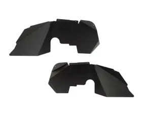 Rugged Ridge Aluminum Inner Fender Liners; Black; Jeep Wrangler JK 2007-2018