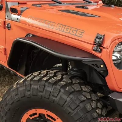 Rugged Ridge HD Black Steel Tube Fender Set Jeep Wrangler JL 18-19 - 11615.73