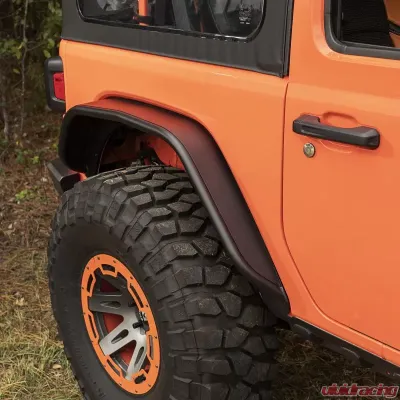 Rugged Ridge HD Black Steel Tube Fender Set Jeep Wrangler JL 18-19 - 11615.73