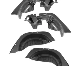Rugged Ridge Fender Liner Kit, 4 Piece, Inner; Jeep Wrangler JK 2007-2018
