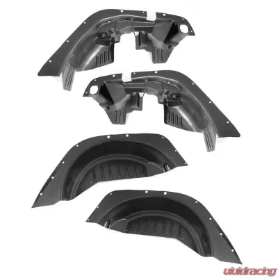 Rugged Ridge Fender Liner Kit, 4 Piece, Inner; Jeep Wrangler JK 2007-2018 - 11620.50