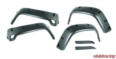 Rugged Ridge All Terrain Fender Flare Kit, 6 inch, 6 Piece; Jeep Wrangler TJ 1997-2006 - 11630.10