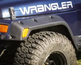 Rugged Ridge All Terrain Fender Flare Kit, 4.75 Inch, 4 Piece; 97-06 Jeep Wrangler Jeep Wrangler 1997-2006