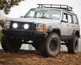 Rugged Ridge All Terrain Fender Flare Kit, 6 Piece; 84-01 Jeep Cherokee XJ, 4 Door Jeep Cherokee 1984-2001
