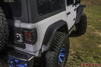 Rugged Ridge Max Terrain Fender Flare Set, Front and Rear; 18-20 Jeep Wrangler JL Jeep Wrangler 2018-2020 - 11640.51