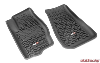 Rugged Ridge All Terrain Floor Liner, Front Pair, Black; 07-17 MK/Dodge Caliber - 12920.30