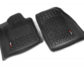 Rugged Ridge Floor Liner, Front; Black, 2011-2020 Dodge / Jeep Durango / Grand Cherokee WK2