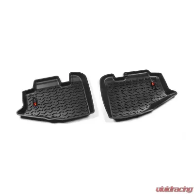 Rugged Ridge All Terrain Floor Liner, Rear Pair, Black; 97-06 Jeep Wrangler TJ/LJ Jeep Wrangler 1997-2006 - 12950.10