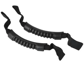 Rugged Ridge Grab Handle Kit, Front, Headrest Mounted, Blk; 07-21 Wrangler / 20-21 Gladiator Jeep