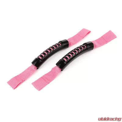 Rugged Ridge Grab Handle, Seat Mounted, Pink; Jeep Wrangler JK 2007-2018 - 13305.17