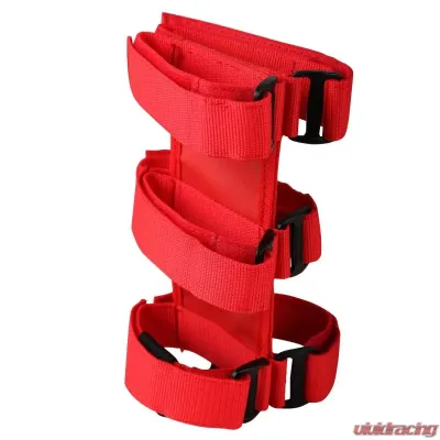 Rugged Ridge Red Sport Bar Mounted Fire Extinguisher Holder Jeep Wranger | CJ 1955-2019 - 13305.20