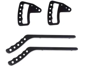 Rugged Ridge Metal Grab Handles, Aluminum, F/R Set, 07-18 Wrangler JK Jeep Wrangler 2007-2018