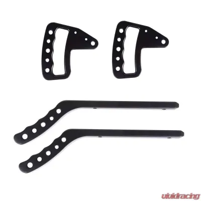 Rugged Ridge Metal Grab Handles, Aluminum, F/R Set, 07-18 Wrangler JK Jeep Wrangler 2007-2018 - 13505.50