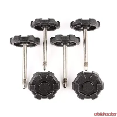 Rugged Ridge Elite Door Surround Knobs; 07-18 Jeep Wrangler JK, 4 Door Jeep Wrangler 2007-2018 - 13510.14