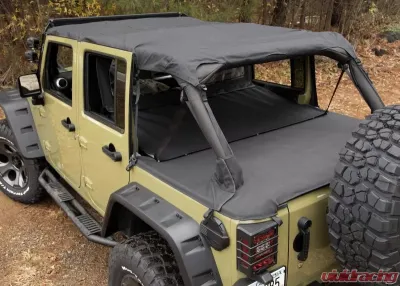 Rugged Ridge Montana Pocket Island Topper, Black Diamond; 10-18 Wrangler JK, 4 Door Jeep Wrangler 2010-2018 - 13622.35