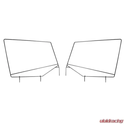 Rugged Ridge Door Skin Frame Kit, Upper; Jeep Wrangler YJ 1987-1995 - 13701.80