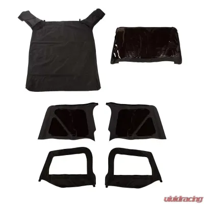 Rugged Ridge Montana Soft Top, Door Skins, Black Diamond, Tinted; 97-06 Wrangler TJ Jeep Wrangler 1997-2006 - 13758.35