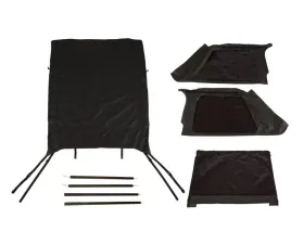 Rugged Ridge Montana Soft Top, Bowless, Black Diamond; 04-06 Jeep Wrangler LJ Jeep Wrangler 2004-2006