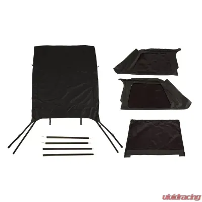 Rugged Ridge Montana Soft Top, Bowless, Black Diamond; 04-06 Jeep Wrangler LJ Jeep Wrangler 2004-2006 - 13790.34