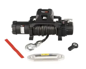 Rugged Ridge Trekker Winch, 10,000 LBS, Synthetic Rope, IP68 Waterproof, Wireless