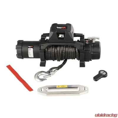 Rugged Ridge Trekker Winch, 10,000 LBS, Synthetic Rope, IP68 Waterproof, Wireless - 15100.08