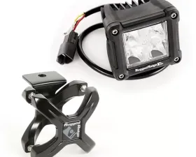 Rugged Ridge Light Kit, Large X-Clamp/Dual Beam Square, Black
