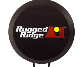 Rugged Ridge Light Cover, HID, 6 Inch, Black, Off Road