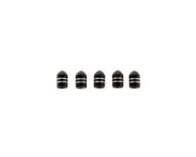 Rugged Ridge Tire Valve Stem Cap, 5 Piece, Aluminum, Black