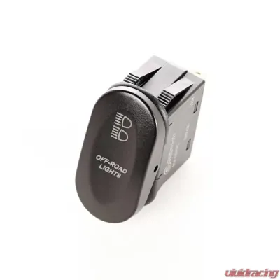 Rugged Ridge Rocker Switch, 2 Position, Off-Road Lights, Amber - 17235.09