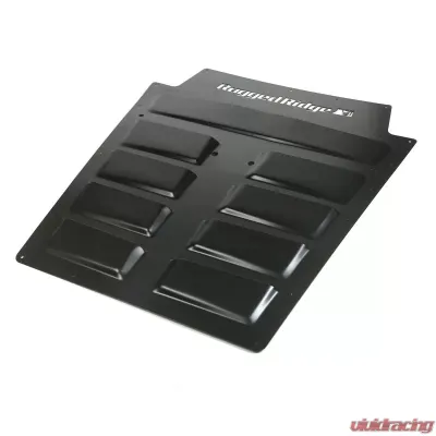 Rugged Ridge Hood Vent Insert, Black; Jeep Wrangler JK 2007-2018 - 17759.10