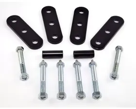 Rugged Ridge Suspension Leaf Spring Shackle Kit, Greaseable; 55-75 Jeep CJ Jeep